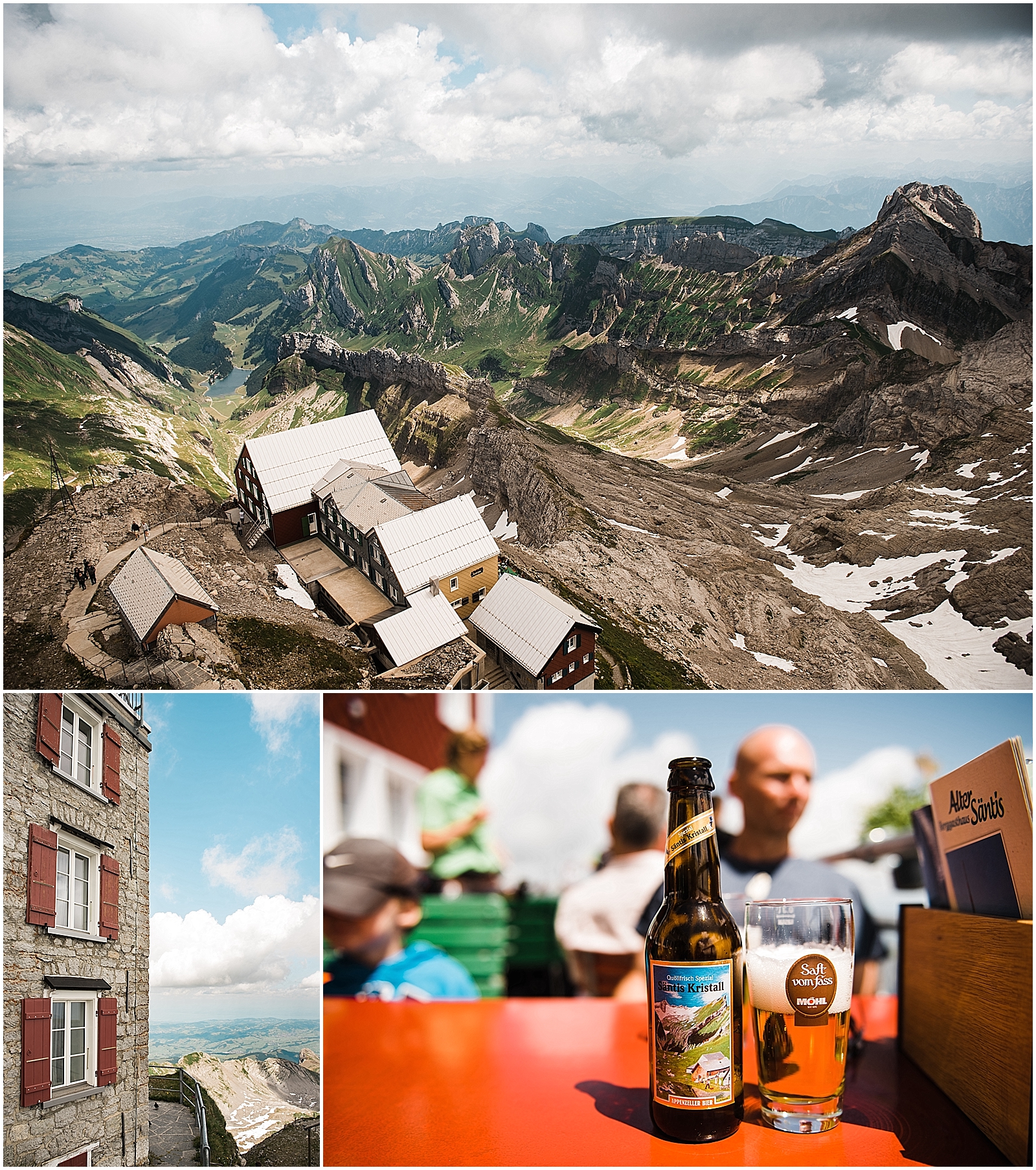 Mt Santis Appenzell Views Beer Clouds Seealpsee