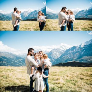 Switzerland Mountains Family Photos